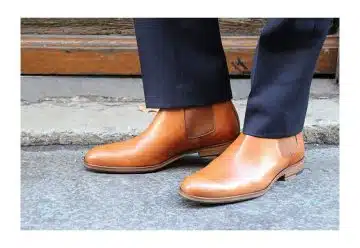bottes cuir homme