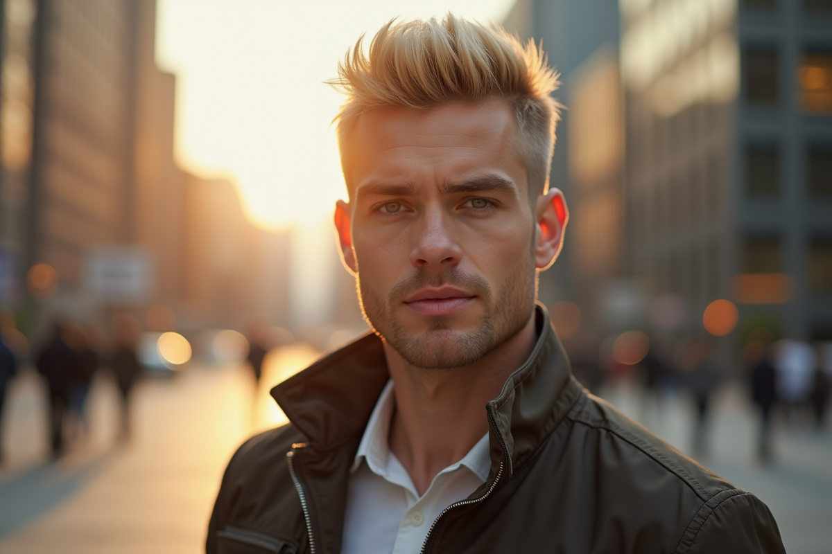 coiffure masculine