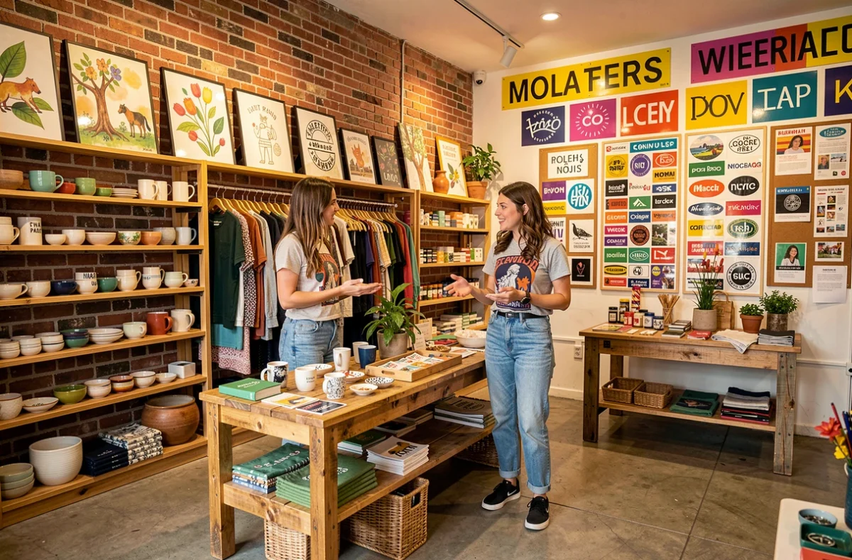 Pop Up Local Store à Hossegor mettant en valeur les créateurs locaux et produits artisanaux